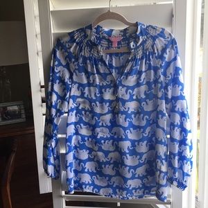 Lilly Pulitzer Elsa Silk Top